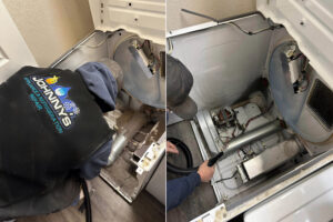 Before and after dryer repair and other home appliance repair in Anchorage, AK
